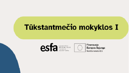 Projektas „Tūkstantmečio mokyklos I“